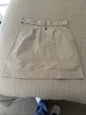 Burberry Light Beige Mini Skirt